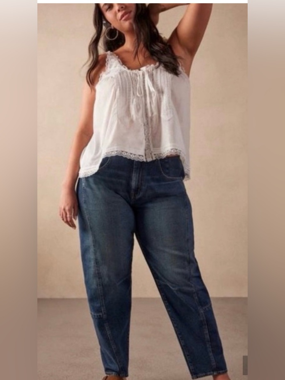 Torrid Festi High-Rise Barrel Classic Denim Jeans Size 16T
